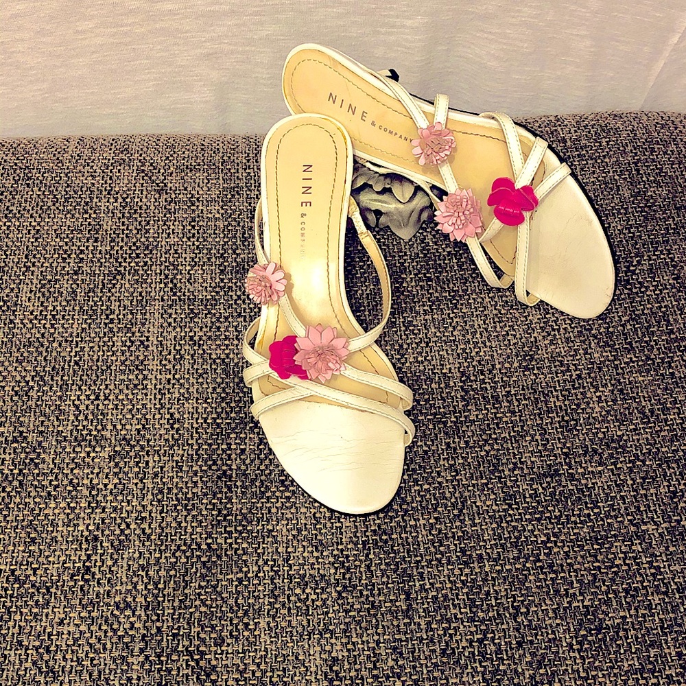 Nine & Co. 2” heel Slingback sandals